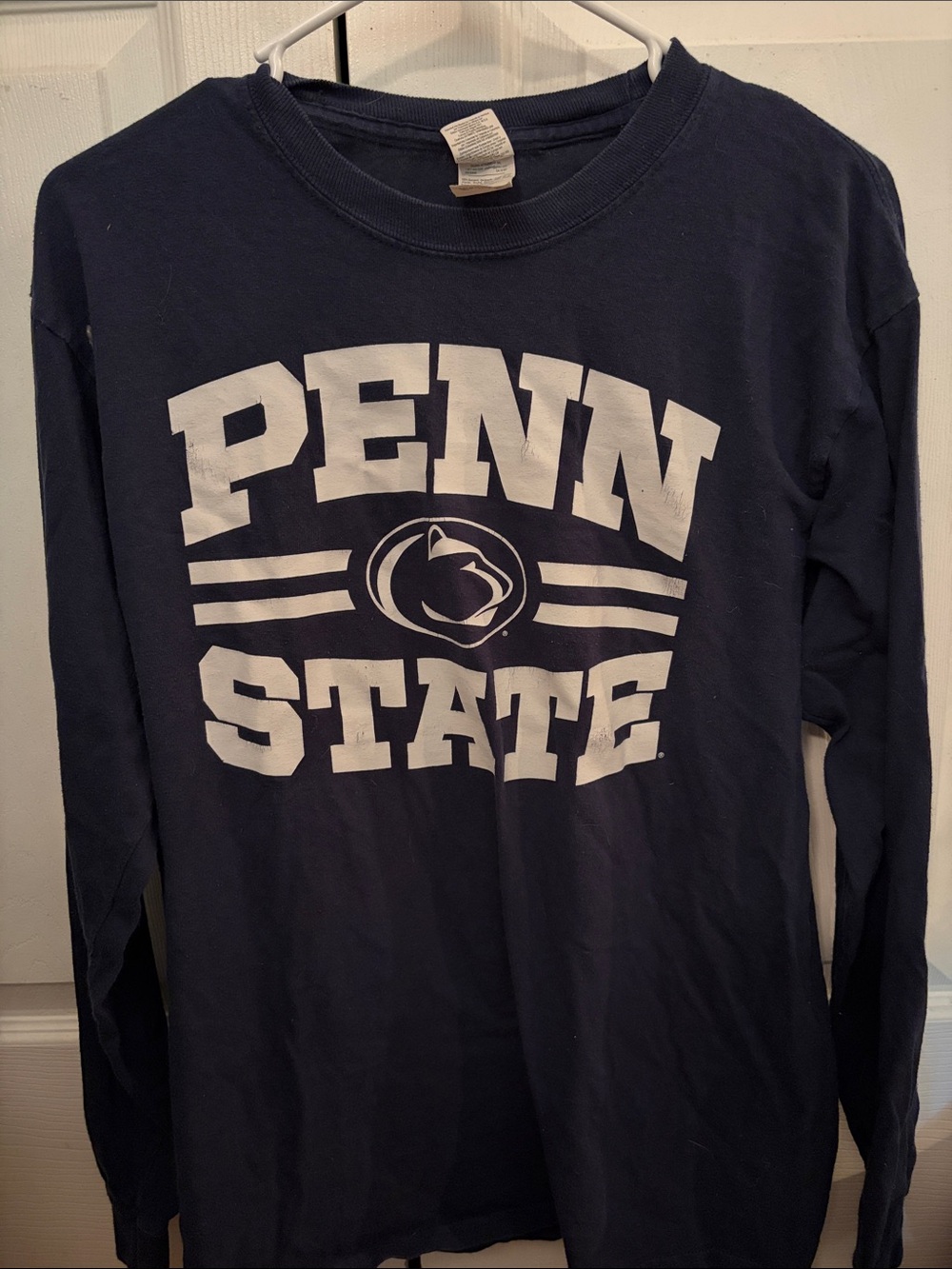 Navy Blue Long-Sleeve Penn State Shirt